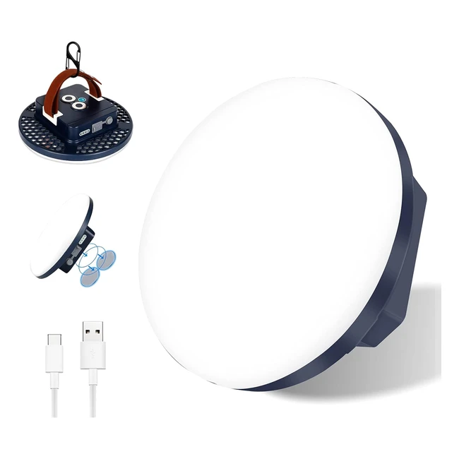 Lanterne Camping LED Rechargeable 60W Puissante 2500lm - Réf. ABC123