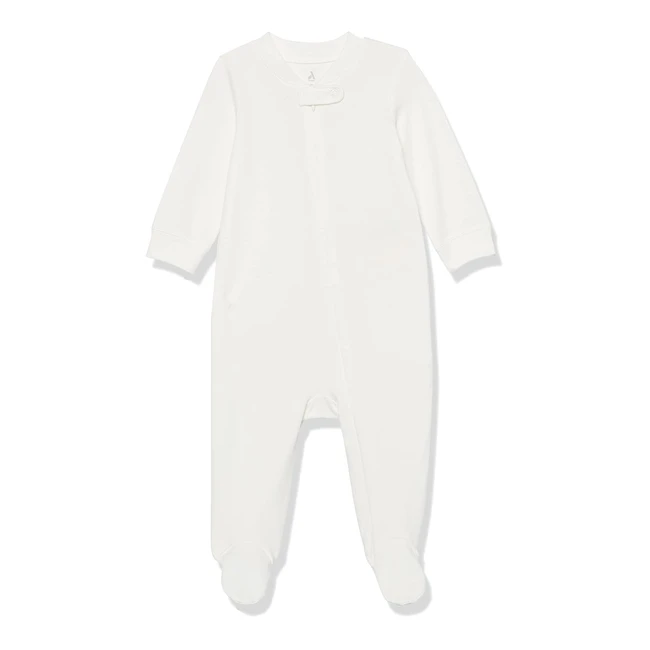 Amazon Aware Unisex Baby Bio-Baumwoll-Schlafanzug mit Fen 2er Pack Elfenbein