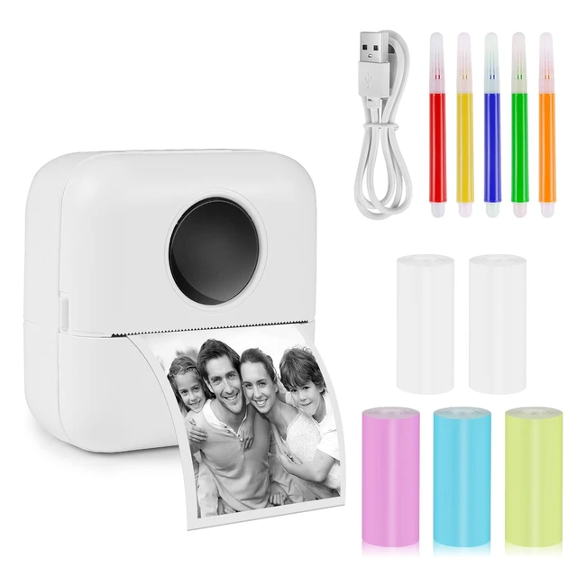 Mini Stampante Fotografica Termica Bluetooth - Alta Qualit di Stampa - Registr