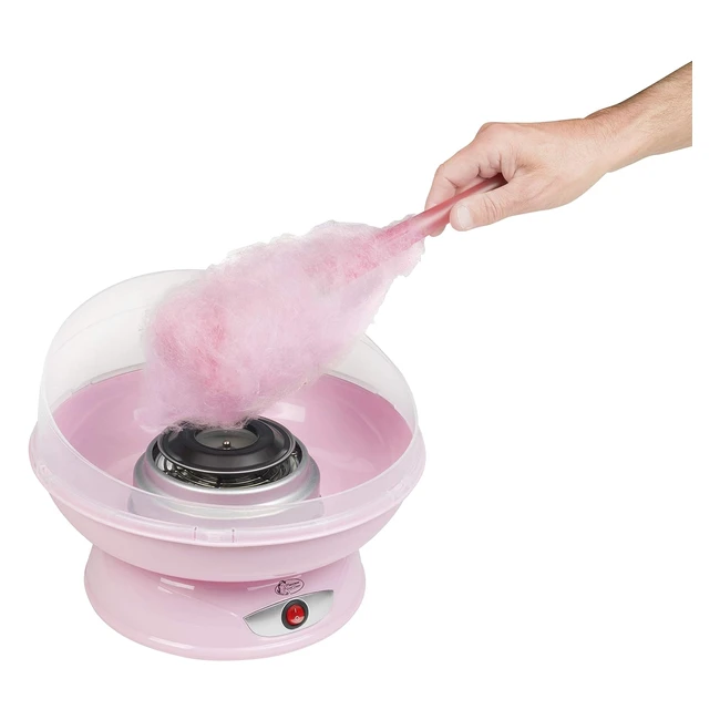 Machine  barbe  papa Bestron Sweet Dreams 420W - Design rtro - Rose