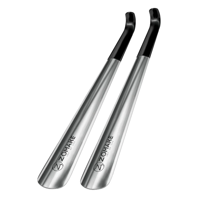 Calzascarpe lungo in metallo Zomake, facile da usare, 42cm