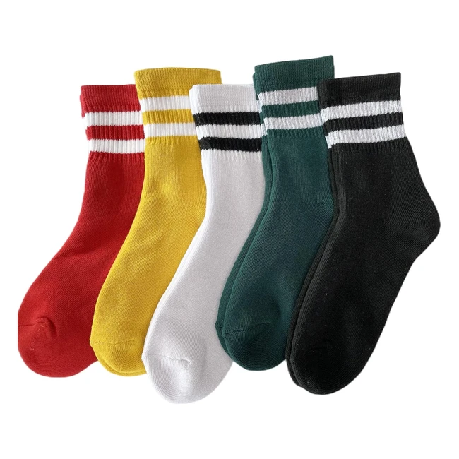 Calcetines térmicos mujer Josnown | 5 pares | Lana cálida y gruesa | Diseño suave y acogedor | EU 35-42