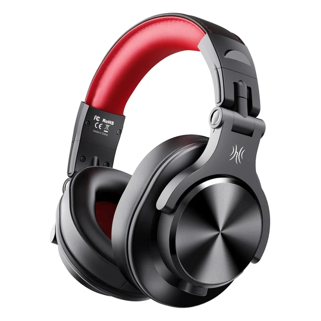 OneOdio Bluetooth Headphones - Wireless Over Ear, 72 Hrs Playtime, HiFi Stereo Bass, Share Port, Foldable DJ Headphones