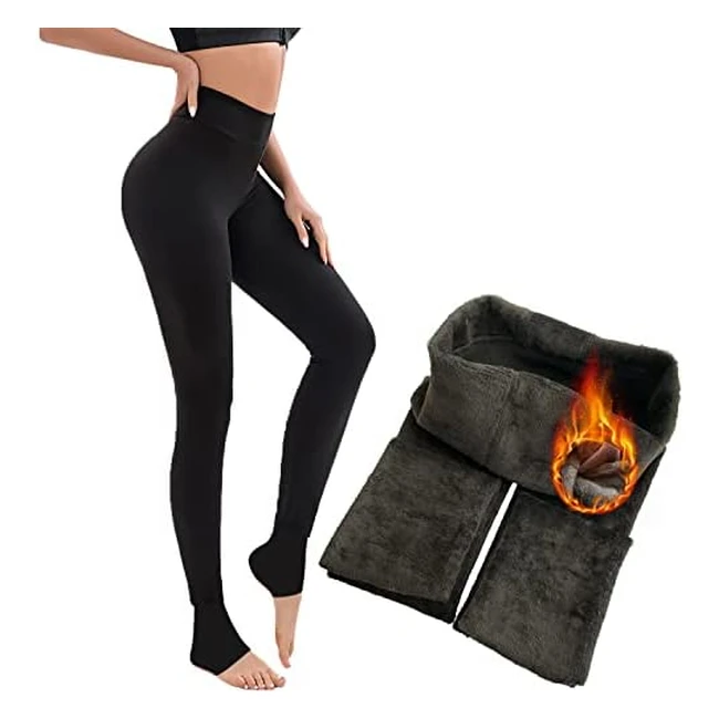 Leggings térmicos mujer invierno 2 pares | Mallas gruesas cálidas