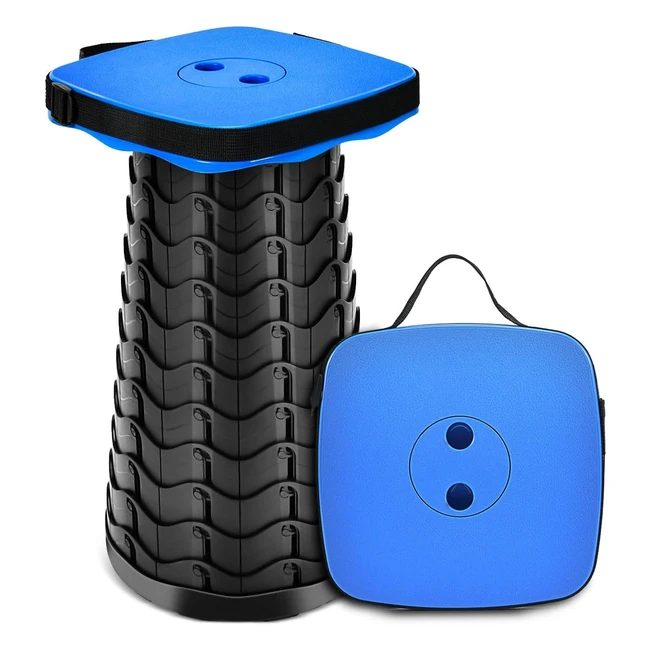 Luxjet Portable Camping Stools - Lightweight & Retractable - Load Capacity 484lb