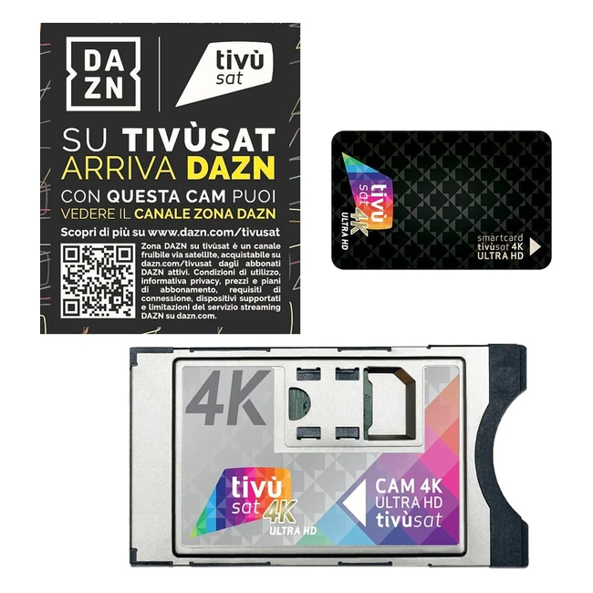 Camra Tivusat 4K Ultra HD - Smartcard incluse