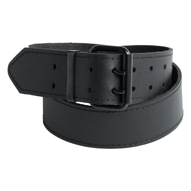 Cintura di Pelle KWB 908830 - Fibbia doppia in metallo - 115 cm