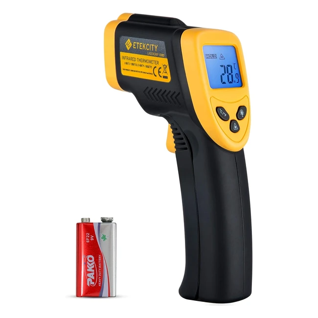 Etekcity Digital Laser Infrarot Thermometer 50-550C IR Pyrometer berhrungslo