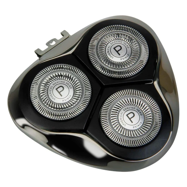 Phisco Mens Electric Shaver Replacement Heads - Rotary Blade for Smooth & Close Shave