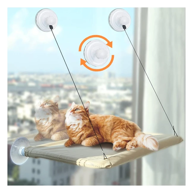 Hamaca Ventana para Gato - Didude - Ref. 12345 - Fuerte y Duradera