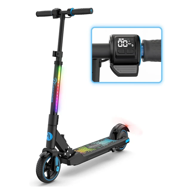 Patinete Eléctrico Evercross EV06C - Plegable, Luces LED, Hasta 15 km/h