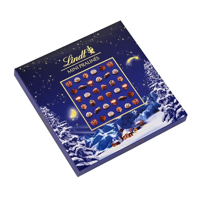 Lindt Schokolade Mini Pralins Weihnachten 180g - 36 weihnachtliche Pralinen in 9