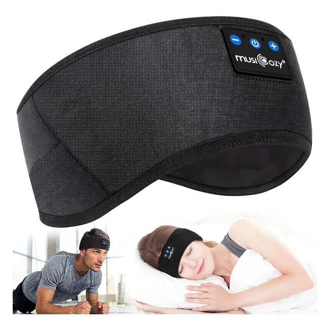 Bluetooth Schlafkopfhörer, kabellose 52 Stirnband Kopfhörer, HD Stereo Lautsprecher, Geschenk für Männer/Frauen
