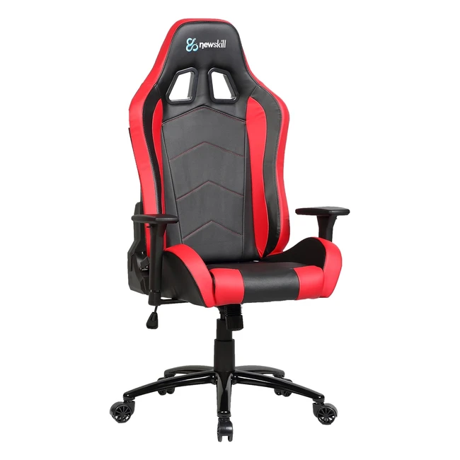 Newskill Takamikura - Sedia da Gaming Rossa con Ruote