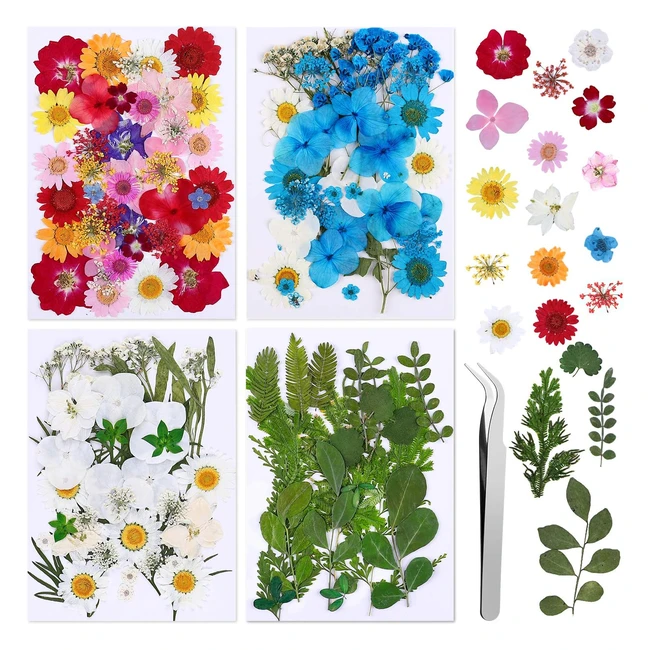134 pices fleurs presses sches naturelles pour bricolage bijoux floraux nail art