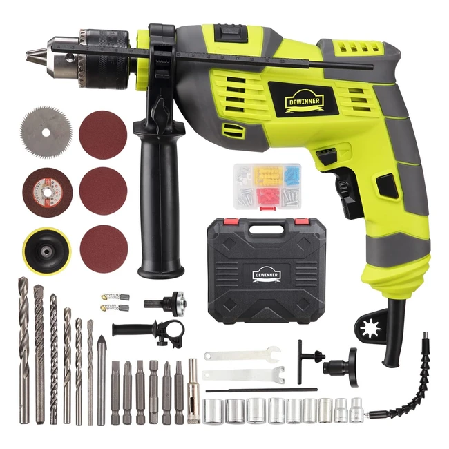 Trapano a Martello 710W Elettrico a Impatto Mandrino Metallo 13mm - Potente e Versatile