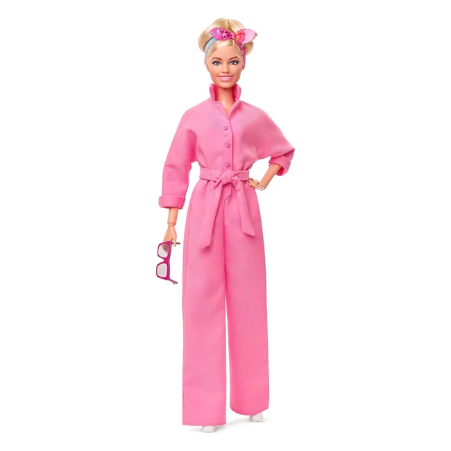 Barbie Film Poupée Mannequin Articulée Combinaisonpantalon Rose Bubblegum