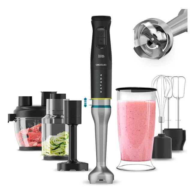 Mixeur Plongeant Cecotec Katana 15 TotalDestroy Full B Screen 1500W
