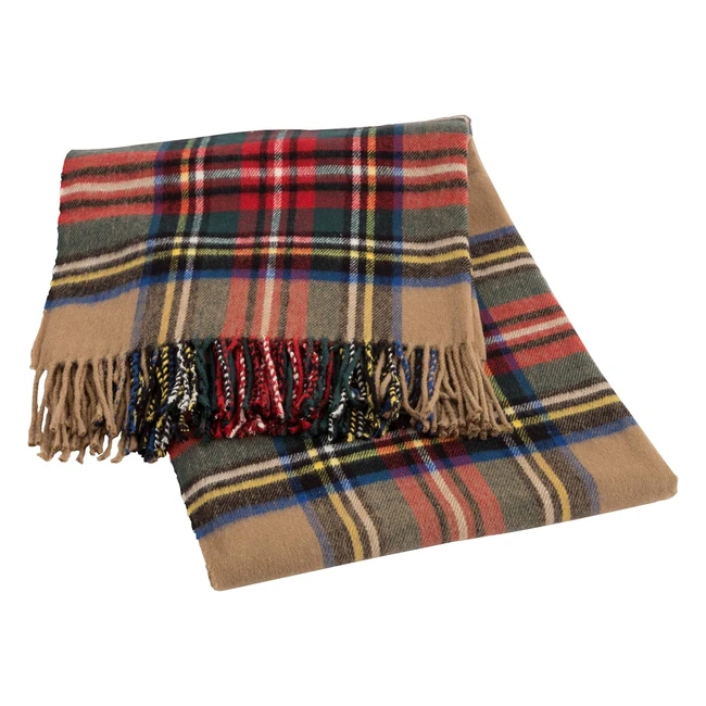 Manta Baroni Home de Algodón Escocés 130x170cm