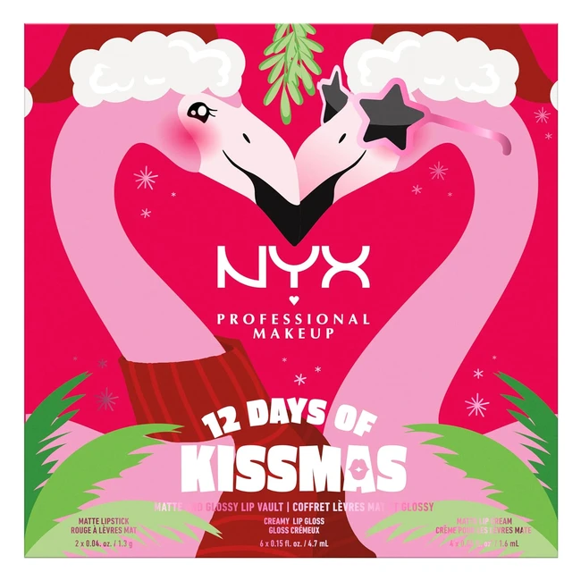 NYX Professional Makeup 12 Days of Kissmas Lip Advent Calendar Set