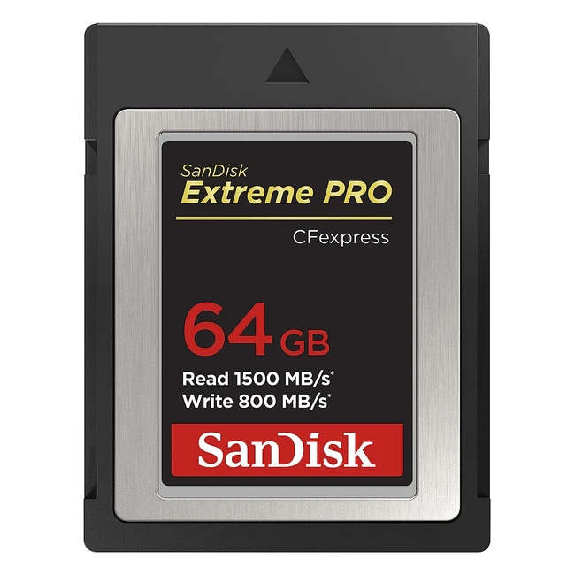 Scheda Sandisk Extreme Pro CFexpress Type B 64GB - Alta velocit di lettura 150