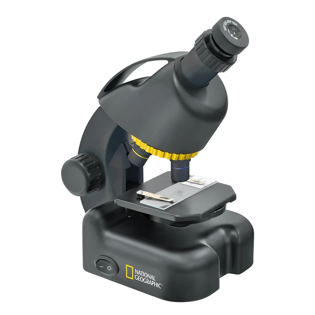 Microscopio Bresser Optics National Geographic 40640x con Soporte para Smartphone - Negro
