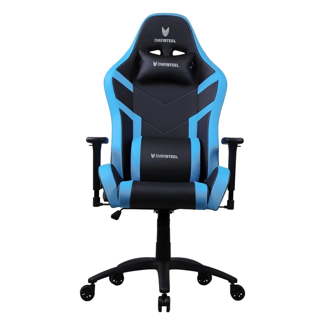 Silla de Gaming Profesional Oversteel Diamond - Reposabrazos 3D Ajustable - Color Azul