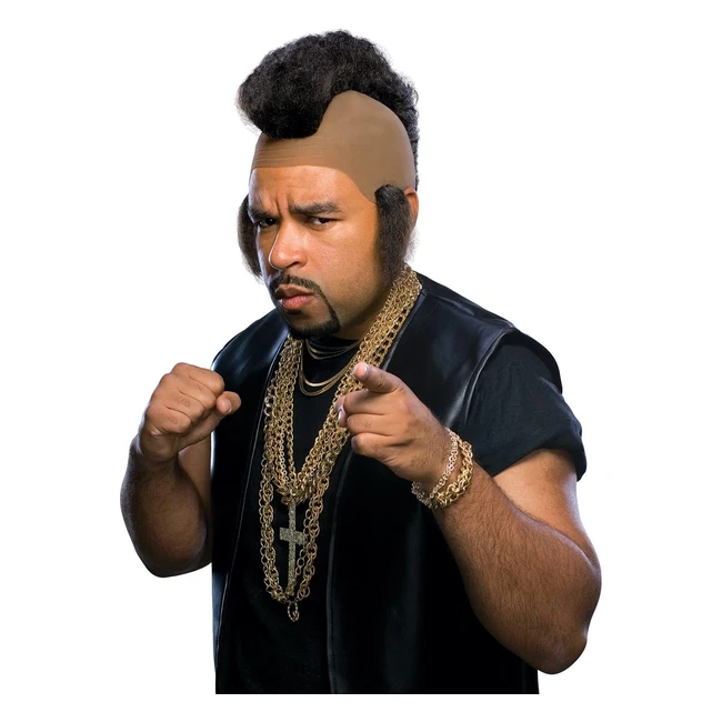 Perruque Rubies PE720 Mister T - Look Unique et Stylé