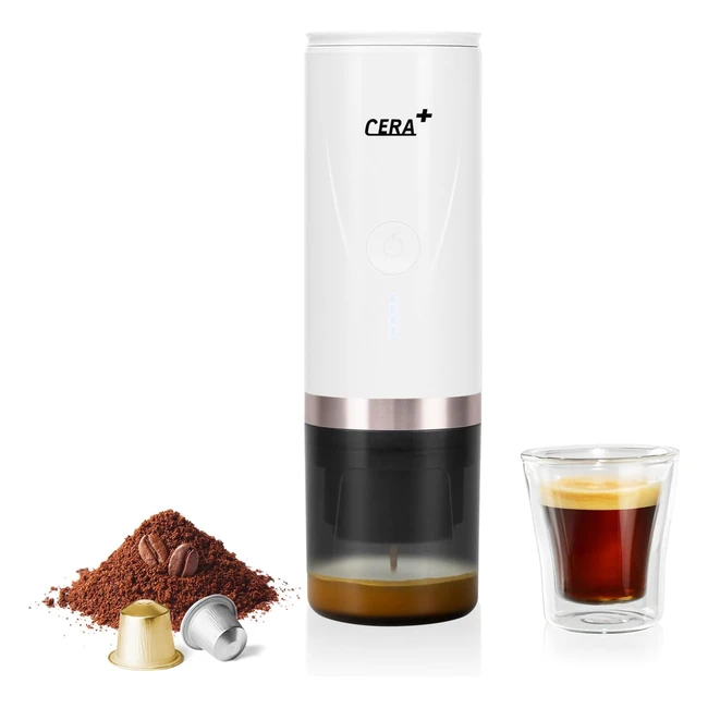 Cafetera Mini Portátil Autocalentamiento - Cera 20 Bares