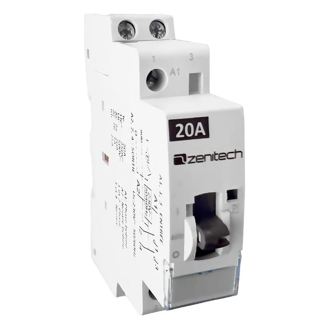 Contacteur Jour/Nuit Zenitech NF - Programmation facile - Compatible avec tableaux électriques