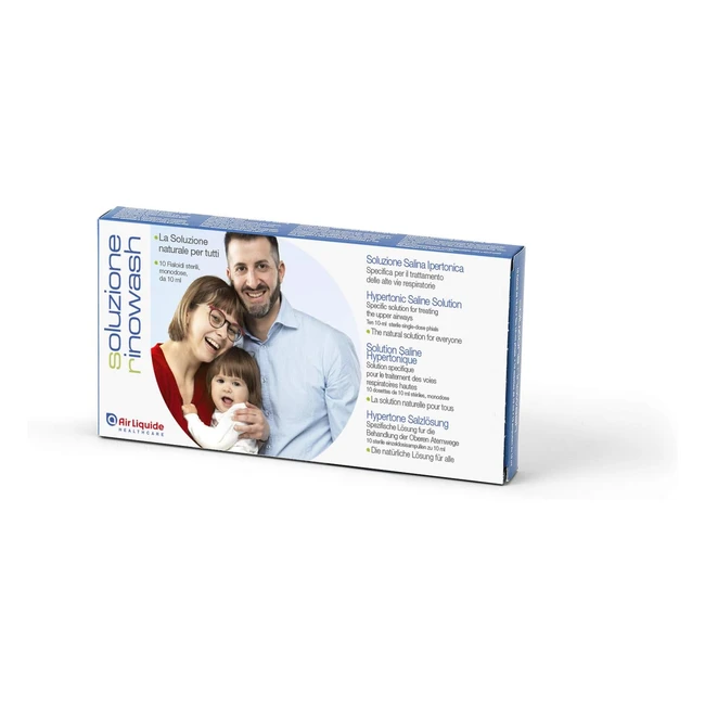 Soluzione Salina Ipertonica Rinowash - Ripristina Funzionalit Mucosa Nasale