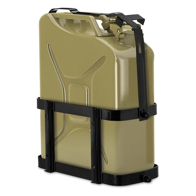 Support pour jerricane automobile 10 20L, réservoir porte-bidon métal, support récipient noir