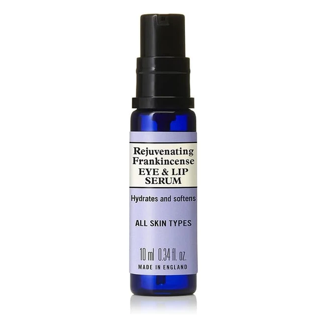 Rejuvenating Frankincense Eye & Lip Serum - Adds Firmness to Skin - 10ml