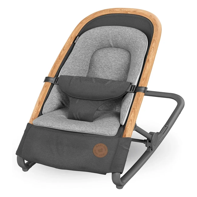 MaxiCosi Kori 2in1 Baby Bouncer Chair - Lightweight & Compact - Essential Graphite
