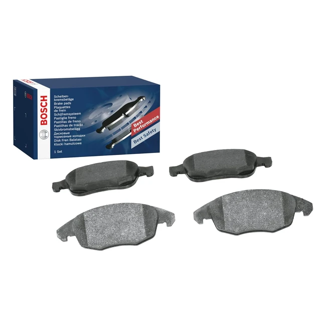 Pastillas de freno Bosch BP1170 - Certificación ECE-R90 - Juego de 4