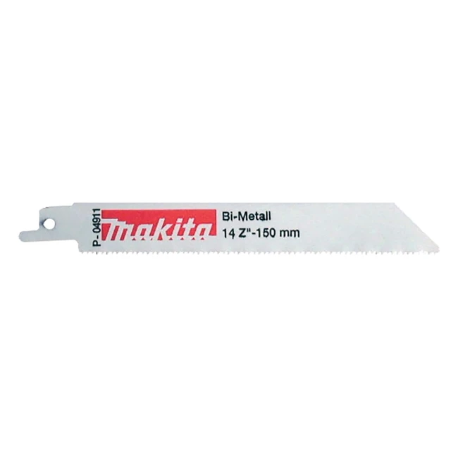 Feuilles bimétal récipro Makita 15014Z P de 04911 - Lot de 5
