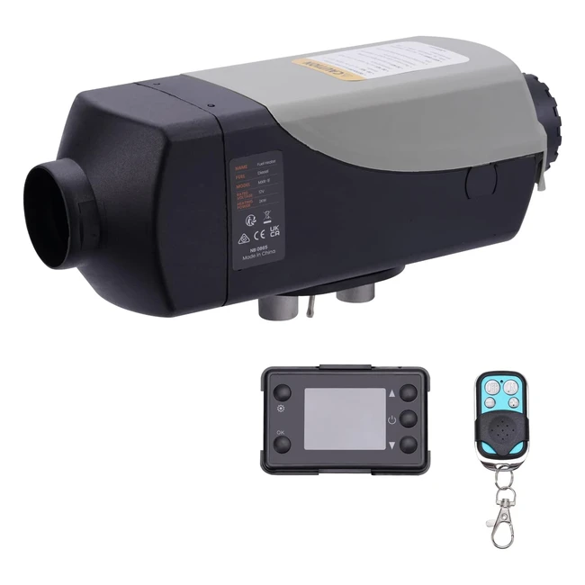 Maxpeedingrods 12V 2KW Diesel Heater with Altitude Adjustment Remote Control - 