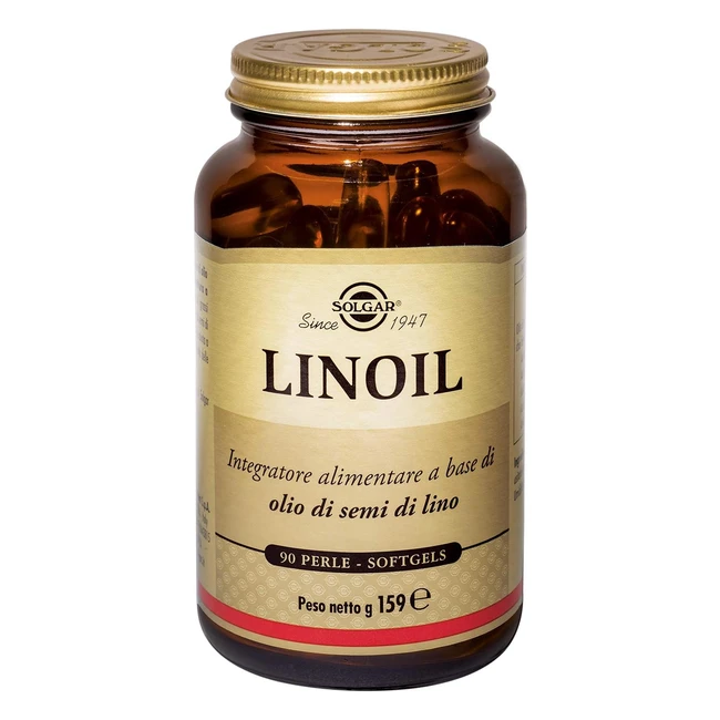 Solgar Linoil 300 ml - Olio di Semi di Lino per Membrane Cellulari