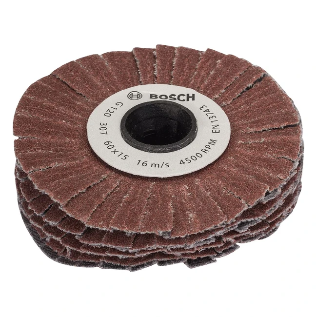 Cylindre abrasif souple Bosch PRR 250 ES - Largeur 15 - Grain 120
