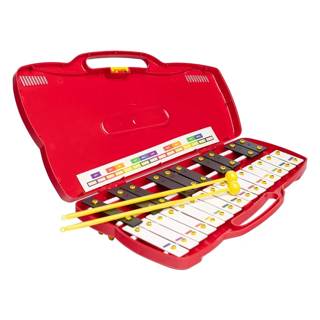 Piano Carillon Rosso Fuzeau 9878 - Ideale per Apprendimento Musicale