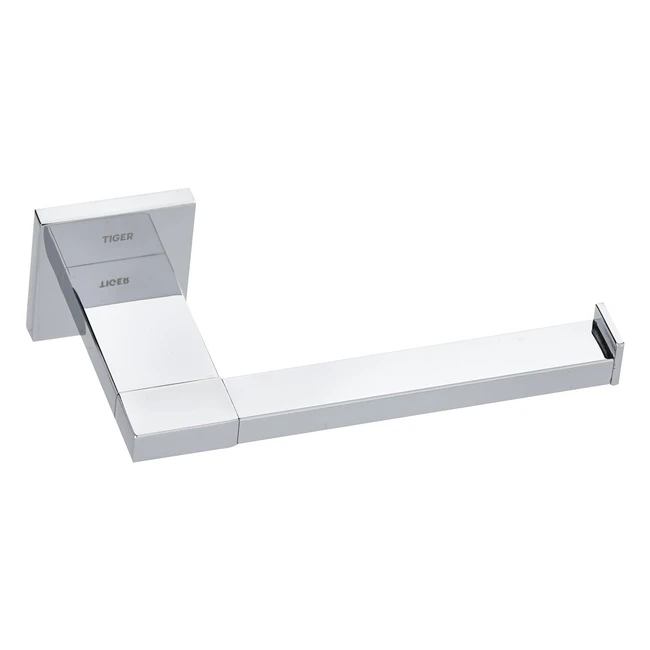 Portarotolo in acciaio inossidabile Tiger, finitura cromata - 17x5x8 cm