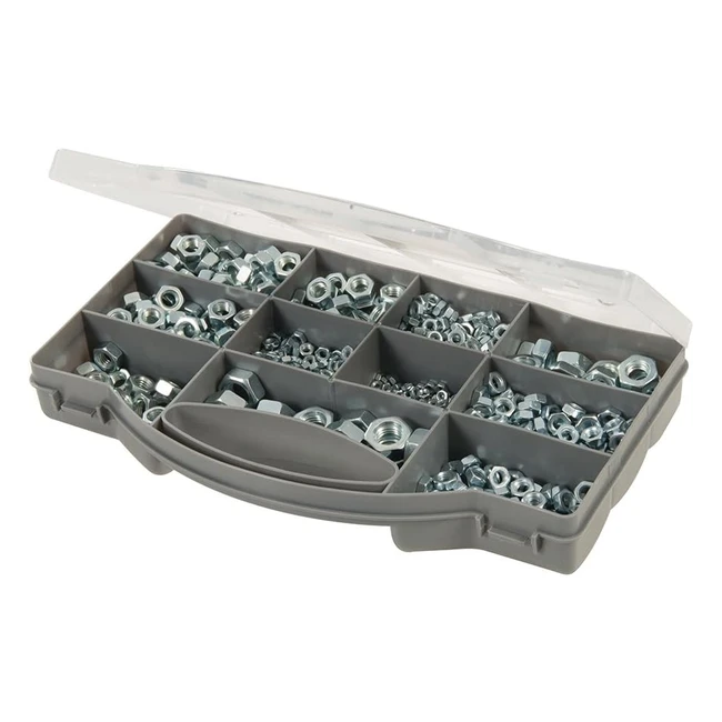 Fixman 771284 - Confezione 1000 pezzi dadi esagonali argento - Alta resistenza a