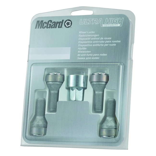 Kit boulon de protection des roues avec bague collectrice chrome - Mc Gard 27179 SL