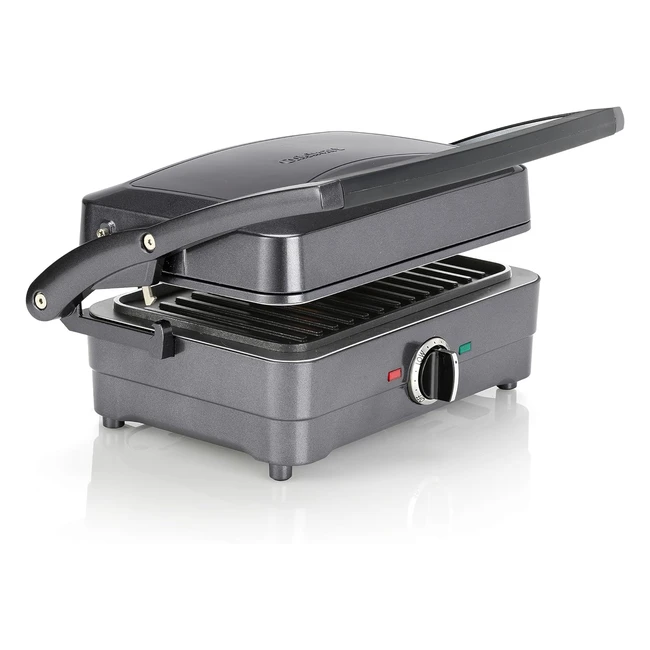 Cuisinart 2-in-1 Grill & Sandwich Maker - Nonstick Plates - Midnight Grey - GRSM4U
