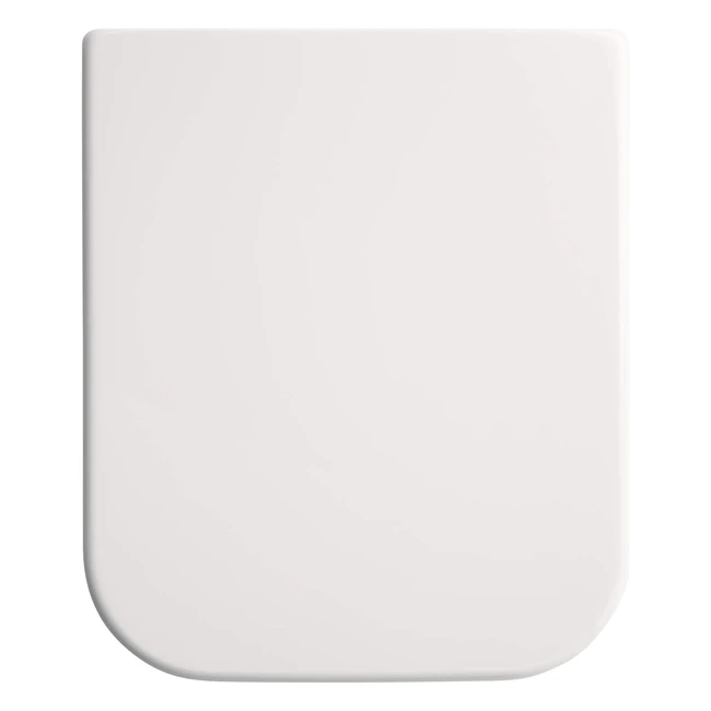 Asiento de inodoro fijo Gala Emma Square - Ref. 123456 - ¡Envío rápido!