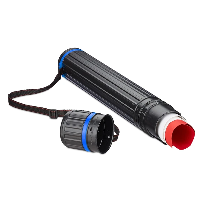 Portaplanos extensible Relaxdays A0 - Tubo para guardar lminas carteles y pla