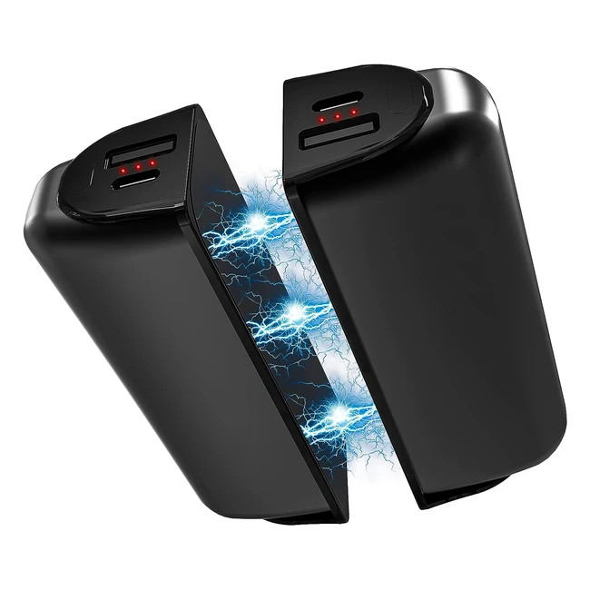 Rechargeable Hand Warmers 10000mAh - 2 Pack | Fast Heating, Portable Charger