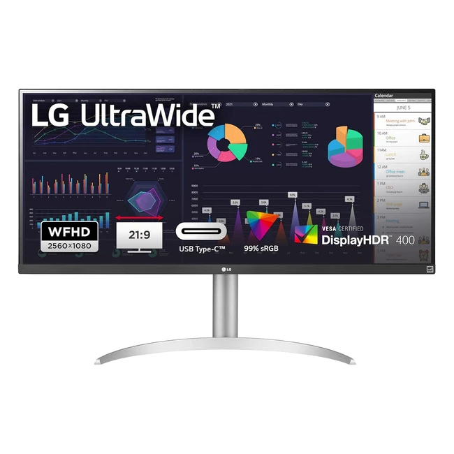 LG 34WQ65XWAEU IPS 21:9 Ultrawide Monitor 34