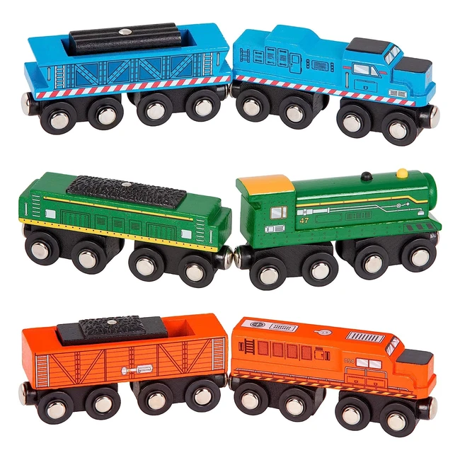 Set di treni in legno Battat 2 - Giocattoli per sala giochi e attivit allaper