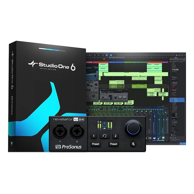 Presonus Revelator IO24 - Interfaz de Audio | Potencia y Flexibilidad